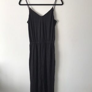 Black tank top jumpsuit